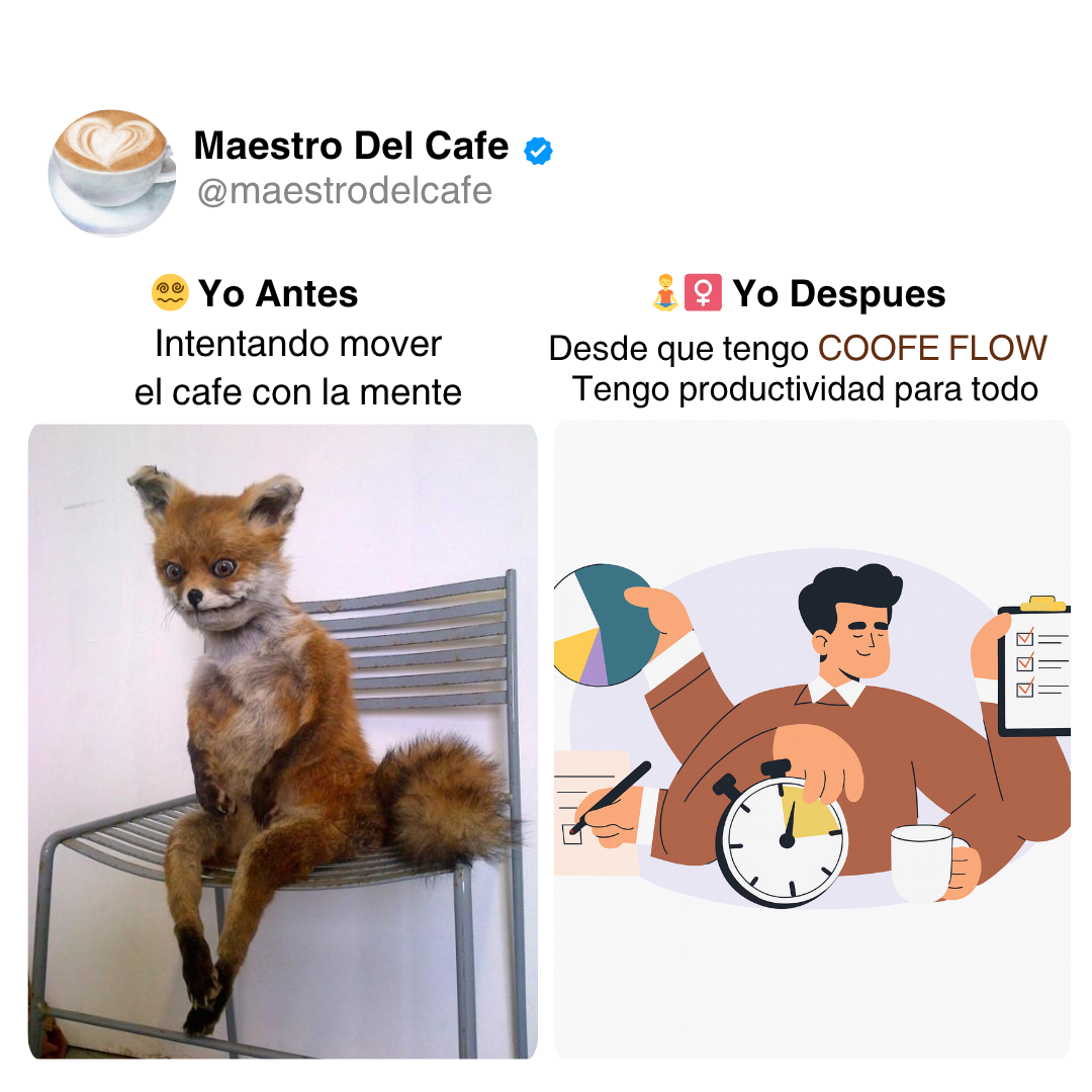 Coffee Flow™ – Taza Autoagitable Premium