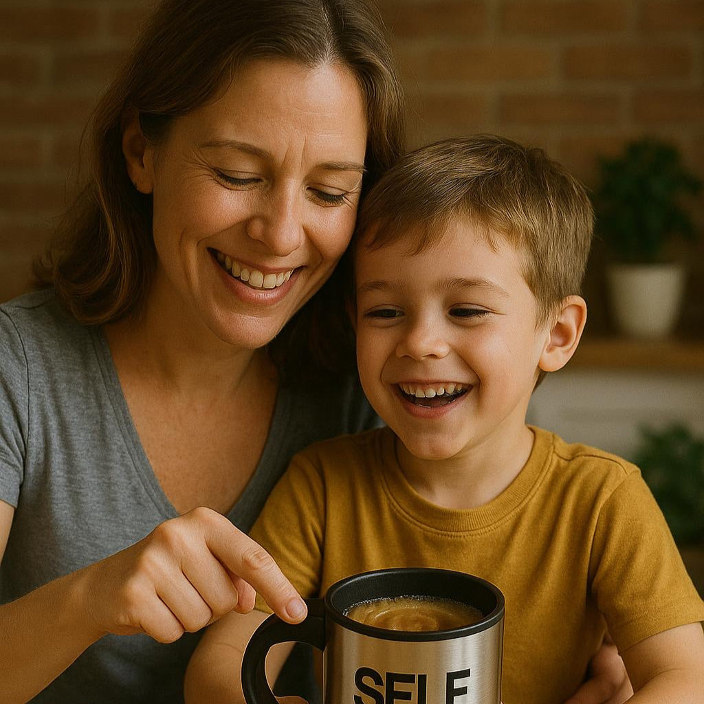 Coffee Flow™ – Taza Autoagitable Premium