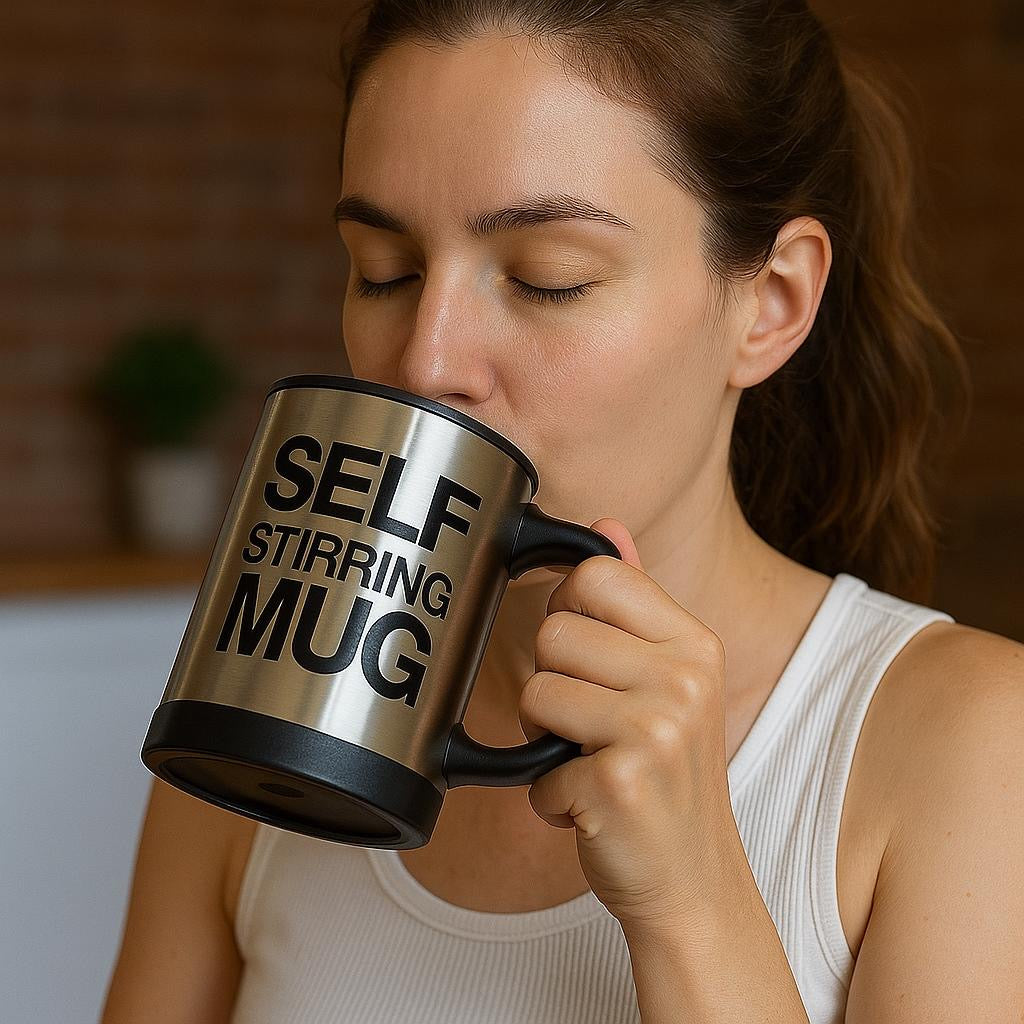 Coffee Flow™ – Taza Autoagitable Premium